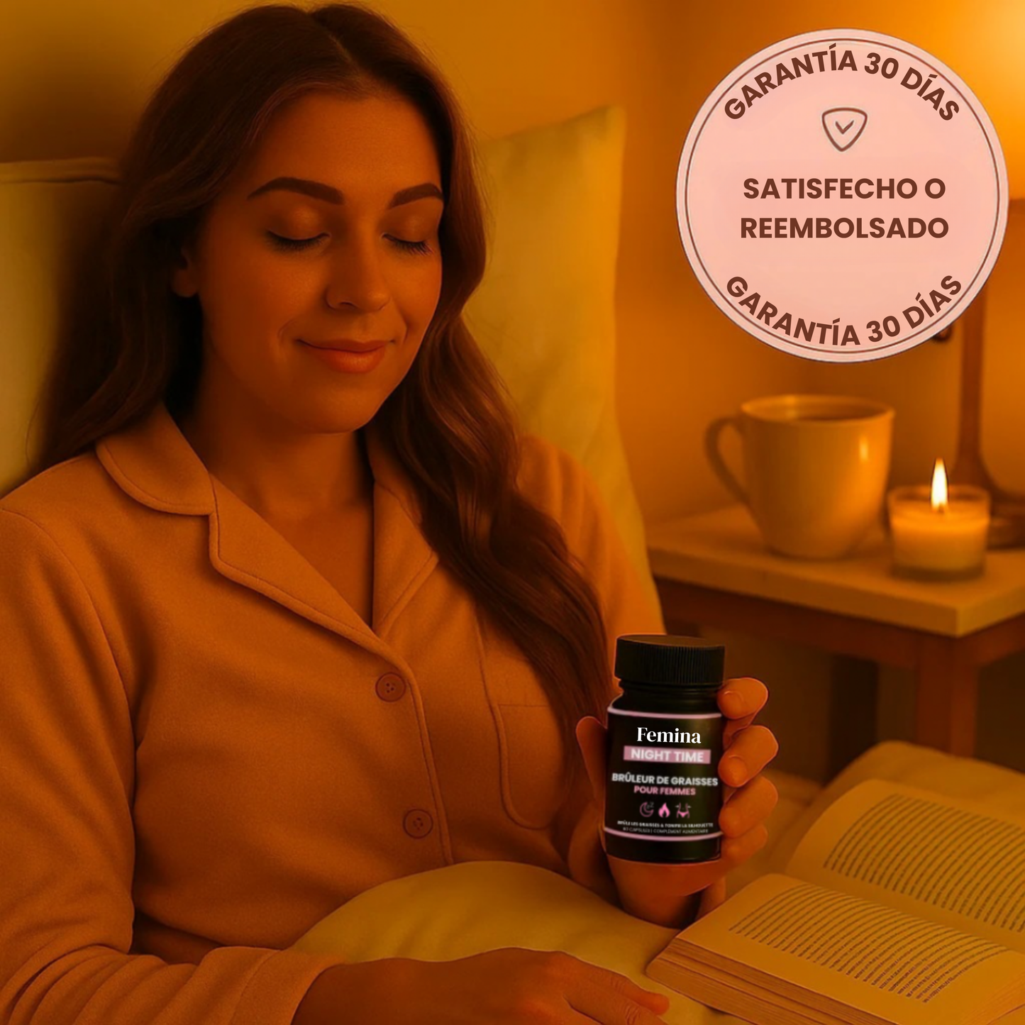 Femina® : Quemador de grasa nocturno 100% natural